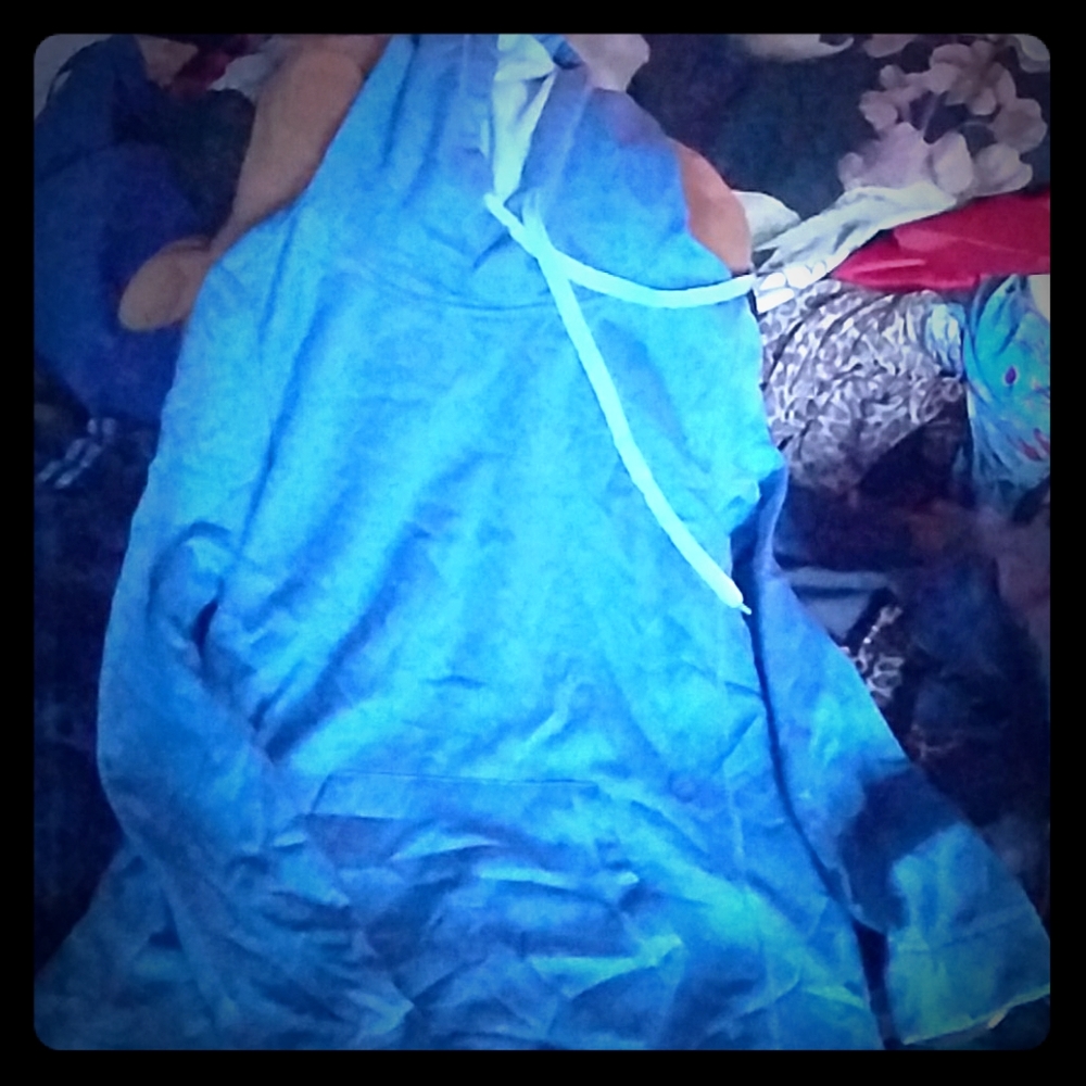Blue sweatshirt